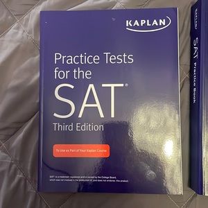 Brand new Kaplan SAT practice tests and Practice book. Never used